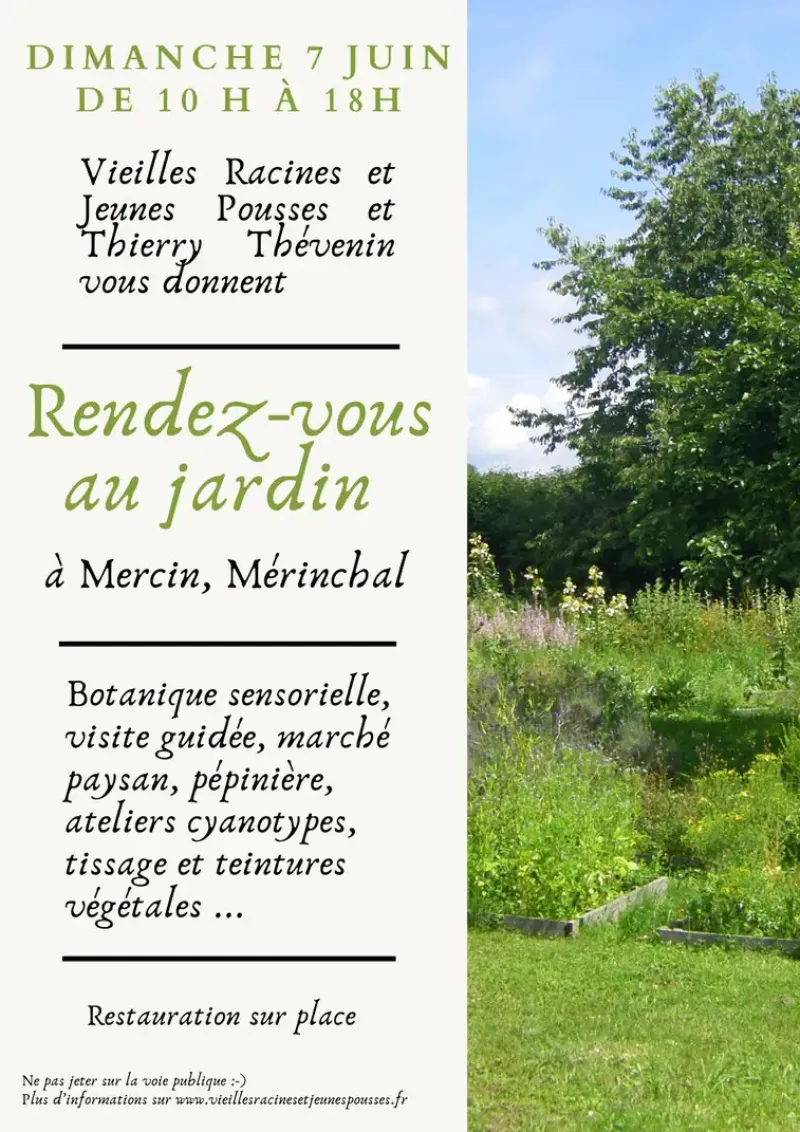 affiche des Portes-ouvertes 2026 chez Thierry Thevenin, Herbes de vie
